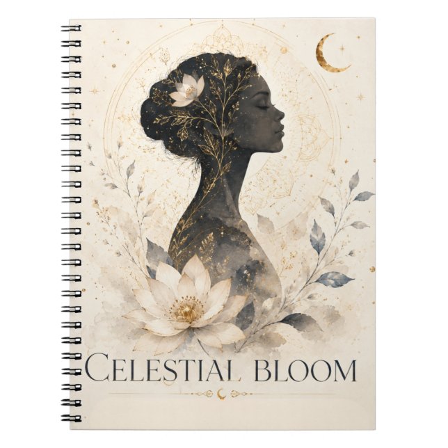 Carnet Floral Fantastique Fleur Céleste  (Devant)