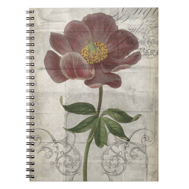 Carnet Floral français I (Devant)