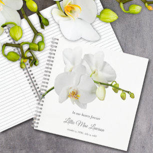 Carnet Floral Funeral Memorial Guest Book