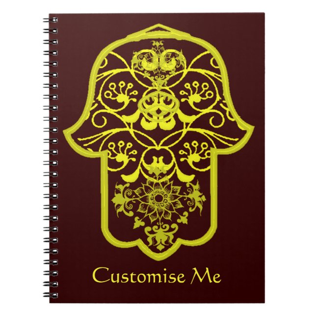 Carnet Floral Hamsa (Devant)