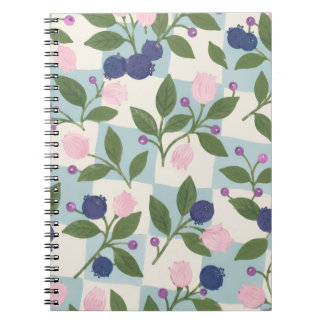 Carnet floral Jardin de myrtilles