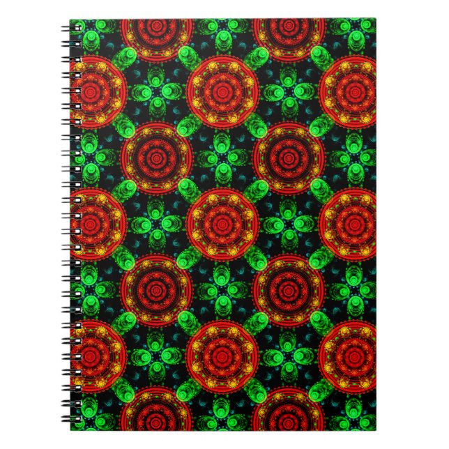 Carnet Floral Modern Boho Elegant Abstract Pattern #504 (Devant)