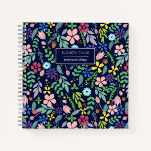 Carnet Floral moderne