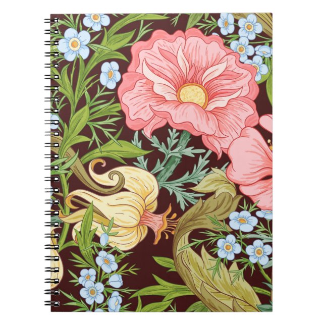 Carnet Floral motif sans couture, arrière - plan avec In  (Devant)
