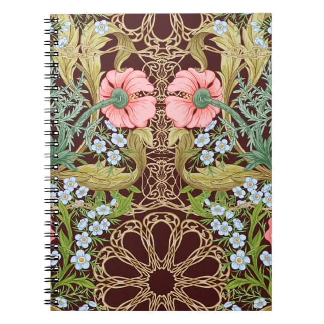 Carnet Floral motif sans couture, arrière - plan avec In  (Devant)