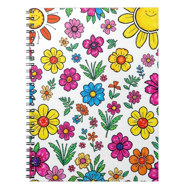 Carnet floral notebook  (Devant)