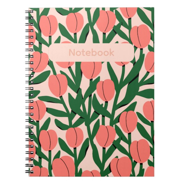 Carnet Floral Notebook – Elegant Flower-Themed  (Devant)