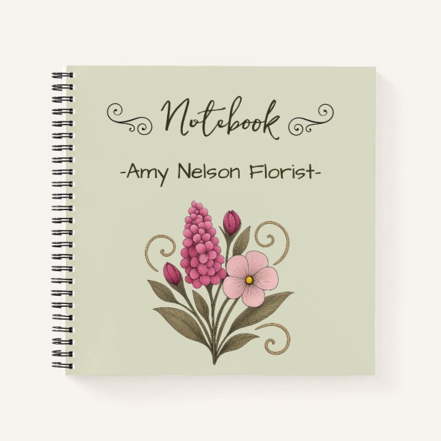 Carnet Floral Notes & Daily Planning-florist (Devant)