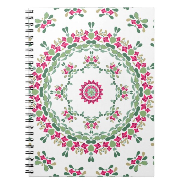 Carnet Floral ornament (Devant)