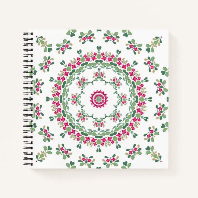 Carnet Floral ornament (Devant)