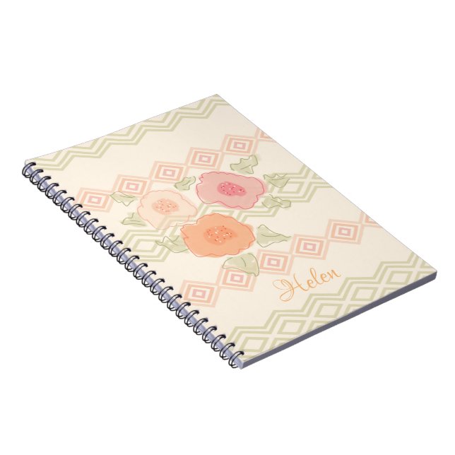 Carnet floral Pastel (Côté Droit)