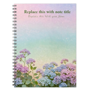 Carnet floral Pastel