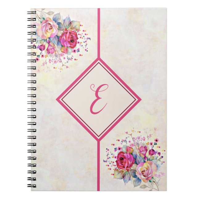 carnet floral printanier (Devant)