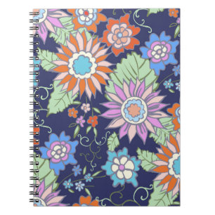Carnet Floral sans couture arrière - plan motif printemps