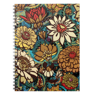 Carnet Floral sans couture motif, design d'impression ori