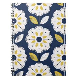 Carnet Floral style scandinave Motif sans couture