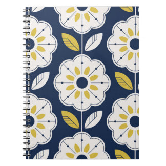 Carnet Floral style scandinave Motif sans couture