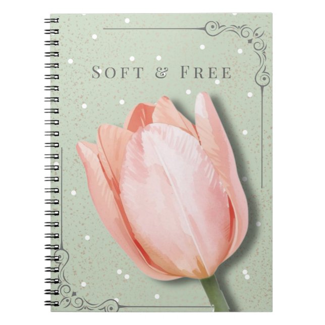 Carnet Floral Tulipe | Journal Doux et Libre (Devant)