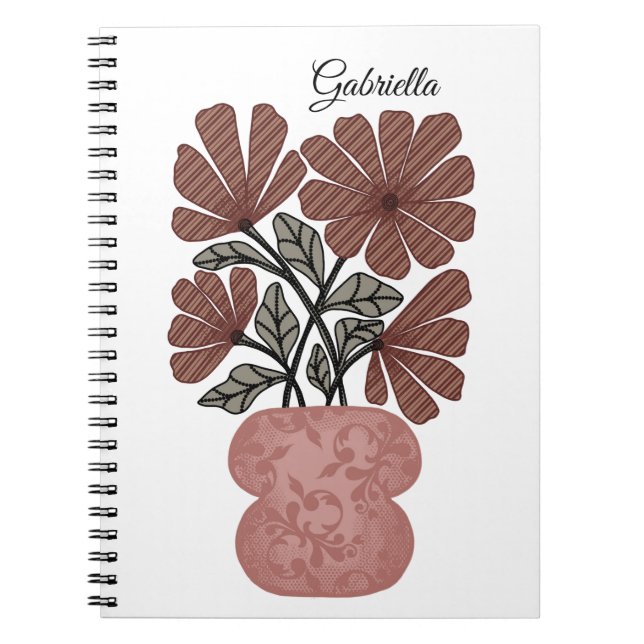 Carnet Floral vintage (Devant)