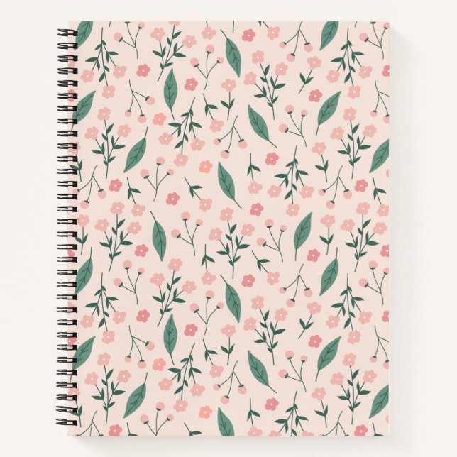 Carnet Floral vintage (Devant)