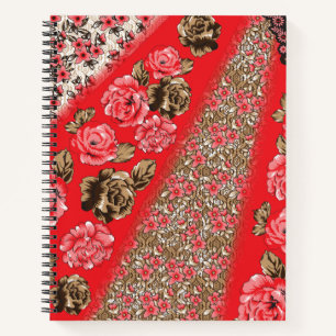 Carnet Floral Vintage Journal Romantique