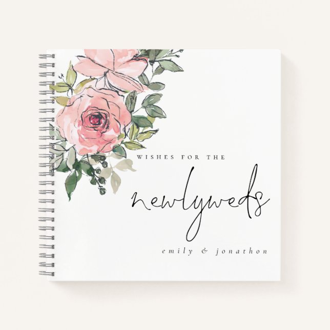 Carnet Florals Wives for Newlywes Guest Book (Devant)