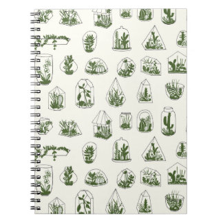 Carnet Florarium Succulent : Conception géométrique Vinta