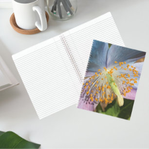 Carnet Flore de fleurs de crapaud bleu