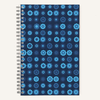 Carnet Flore de la mer profonde dans Bold Navy Blues