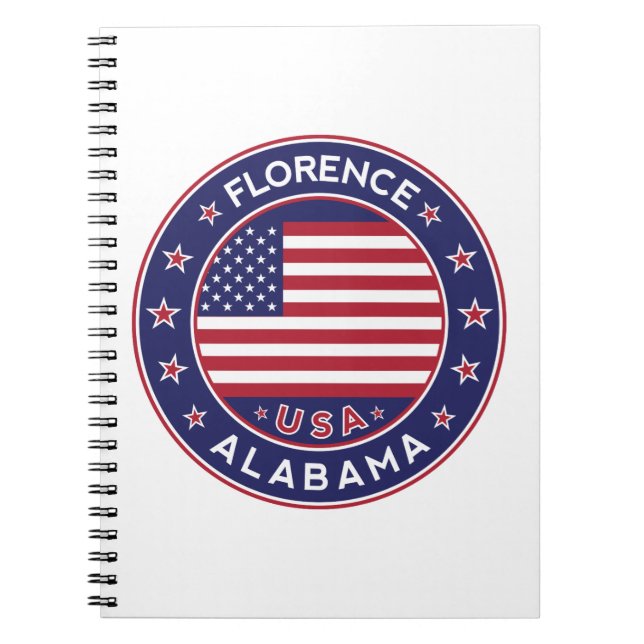 Carnet Florence, Alabama, États-Unis (Devant)