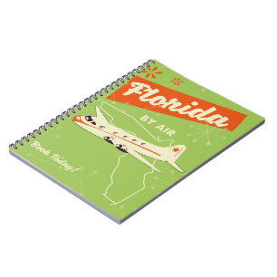 Carnet Florida State retro poster.