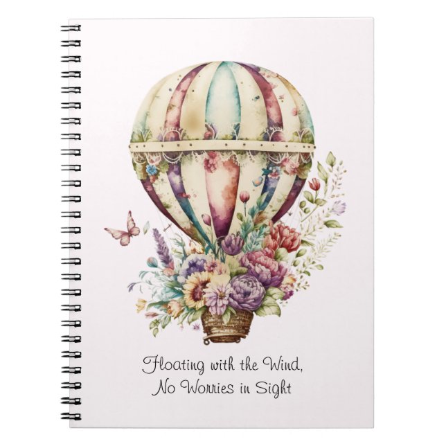 Carnet Flotter avec le vent (Devant)