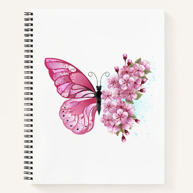 Carnet Flower Butterfly (Devant)