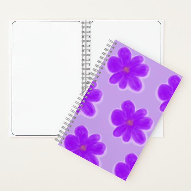 Carnet Flower Color Me Purple Sketchbook (À l'intérieur)