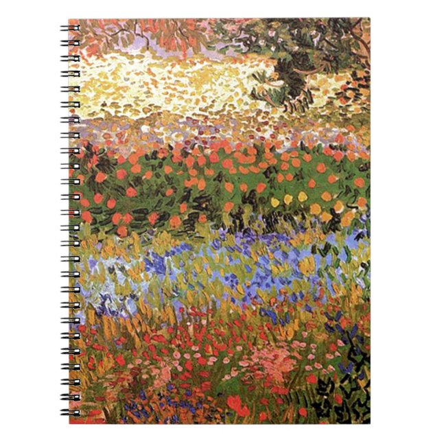 Carnet Flower Garden, Vincent van Gogh. (Devant)