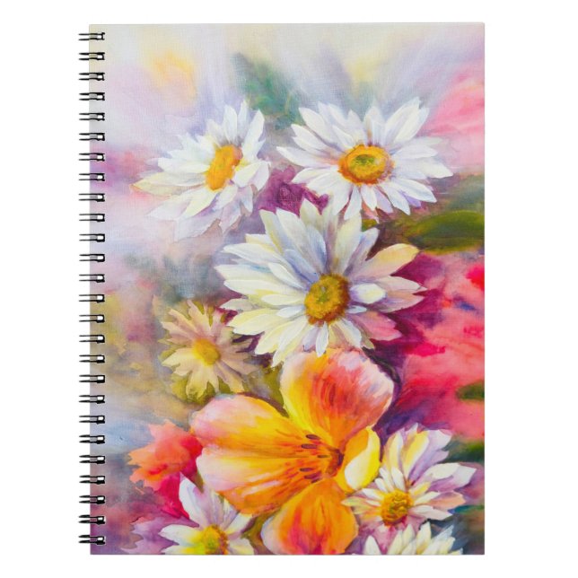 Carnet flower pattern (Devant)
