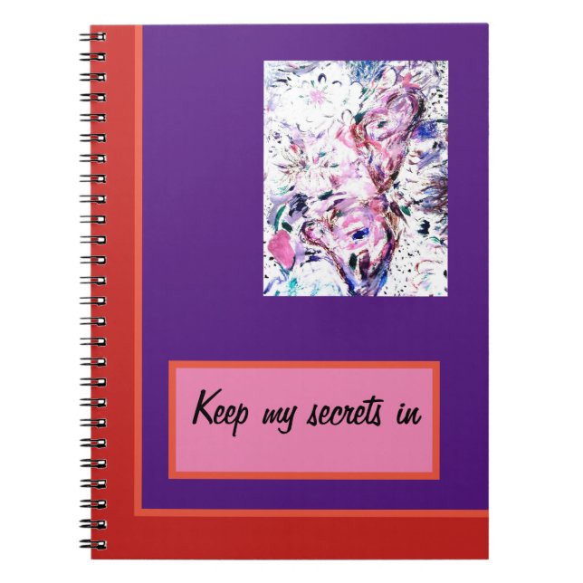 Carnet Flowers d'Indigo (Devant)