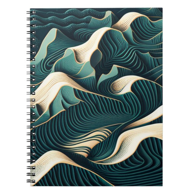 Carnet Flowing harmony (Devant)