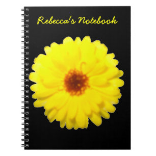 Carnet Fluorescent Jaune Marigold personnalisable