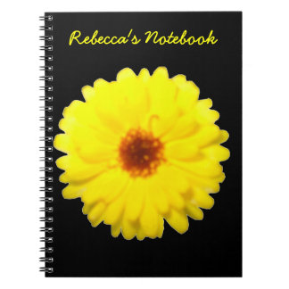 Carnet Fluorescent Jaune Marigold personnalisable