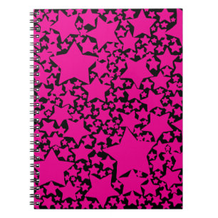 Carnet Flux et reflux 2 en magenta et noir