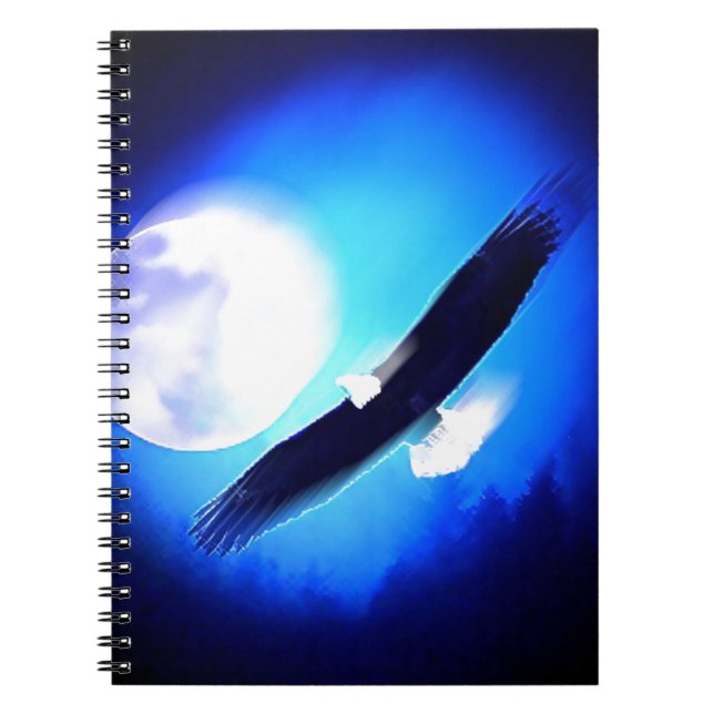 Carnet Flying Eagle & Moon (Devant)