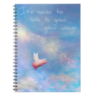 Carnet Flying Pig Grow Your Wings