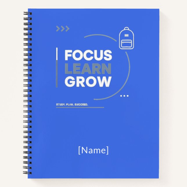 Carnet Focus Learn Grow / Motivación y Éxito Escolar  (Devant)