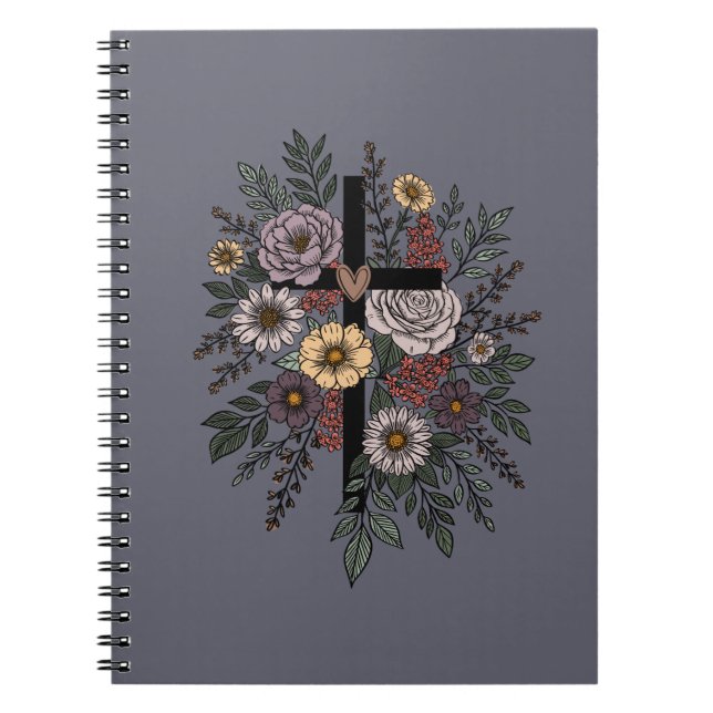 Carnet Foi et fleurs (Devant)