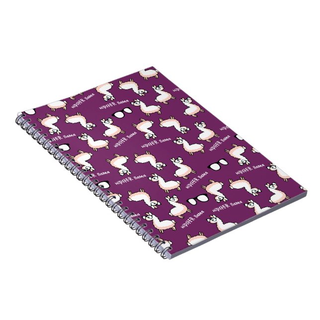 Carnet Folie de lama de hippie (Côté Droit)