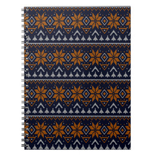 Carnet Folk traditionnel tribal abstrait ornemental patte