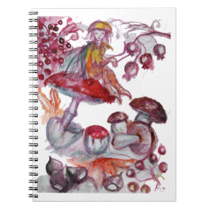 Carnet FOLLET MAGIQUE DE CHAMPIGNONS Imaginaire Floral Ro