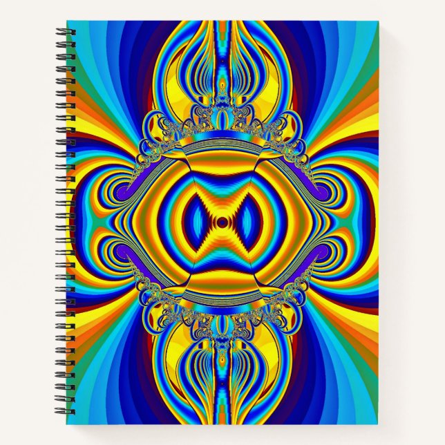 Carnet Fond Abstrait Coloré-14334 (Devant)
