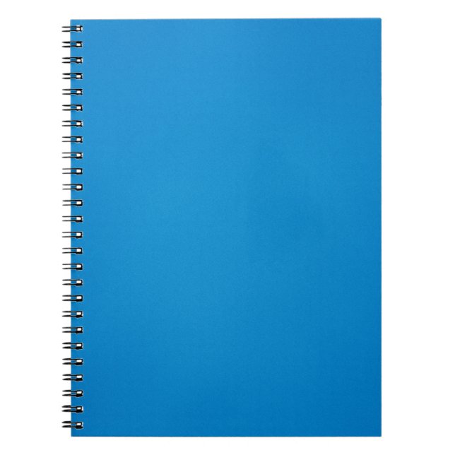 Carnet Fond bleu vif granuleux (Devant)